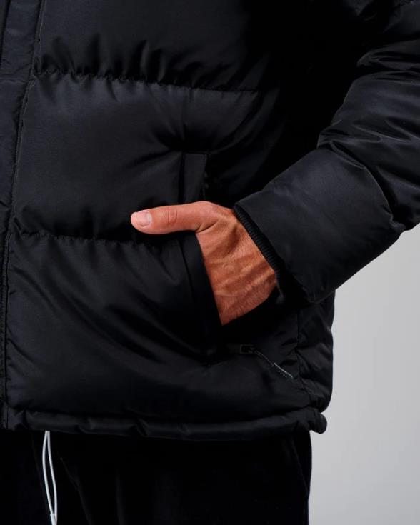 chaqueta acolchada tostada oversize 23 - negro unisexo LSKD VP42D497 vestir