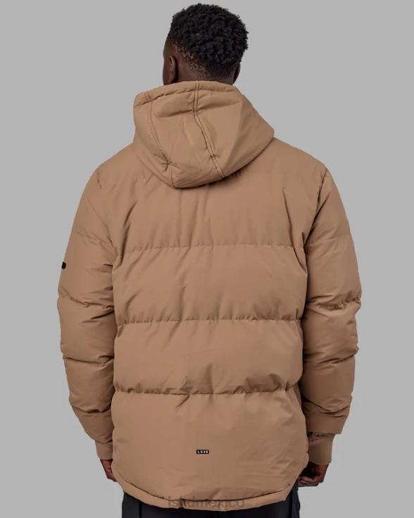 chaqueta acolchada tostada oversize 23 - umber crudo unisexo LSKD VP42D486 vestir