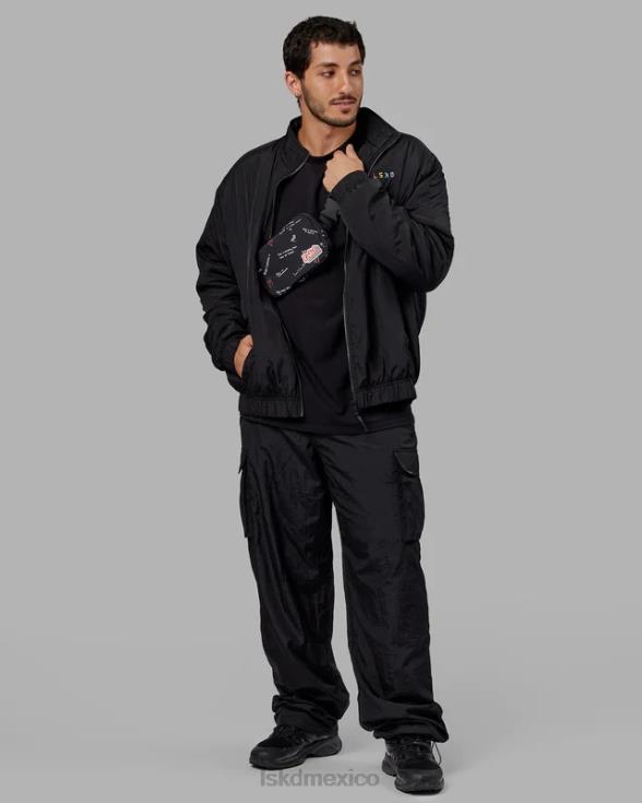 chaqueta bomber amplificada - negro unisexo LSKD VP42D494 vestir