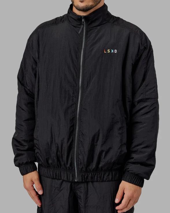 chaqueta bomber amplificada - negro unisexo LSKD VP42D494 vestir