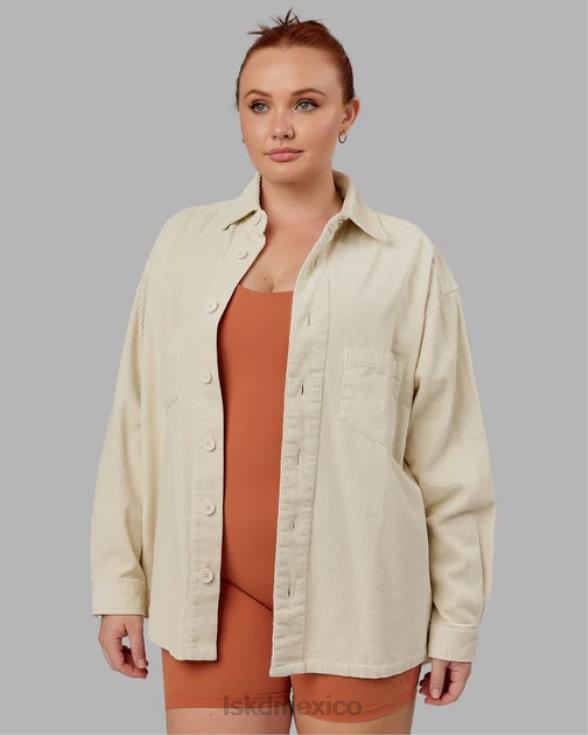 chaqueta de pana icónica - hueso unisexo LSKD VP42D493 vestir