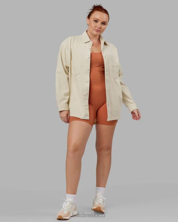 chaqueta de pana icónica - hueso unisexo LSKD VP42D493 vestir