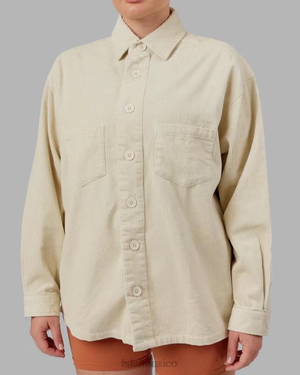 chaqueta de pana icónica - hueso unisexo LSKD VP42D493 vestir