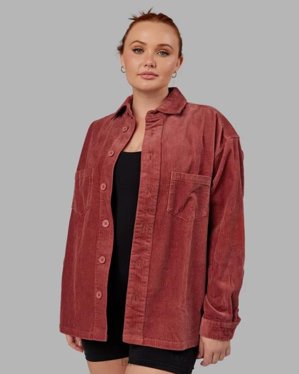 chaqueta de pana icónica - marsala unisexo LSKD VP42D491 vestir