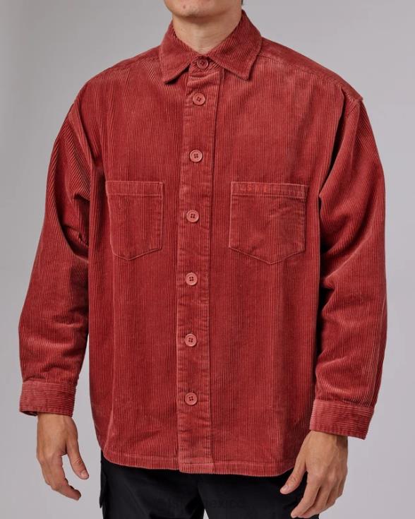 chaqueta de pana icónica - marsala unisexo LSKD VP42D491 vestir