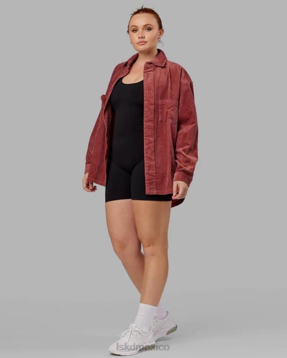 chaqueta de pana icónica - marsala unisexo LSKD VP42D491 vestir