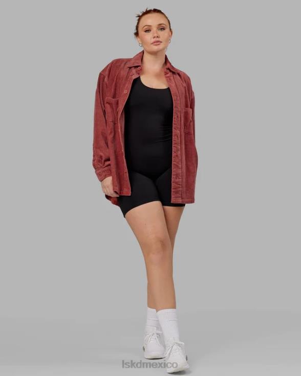 chaqueta de pana icónica - marsala unisexo LSKD VP42D491 vestir