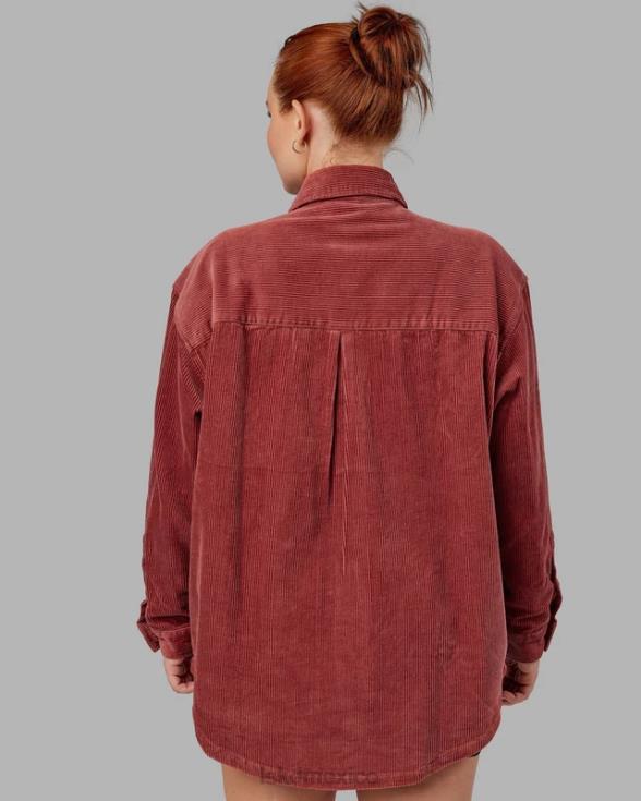 chaqueta de pana icónica - marsala unisexo LSKD VP42D491 vestir