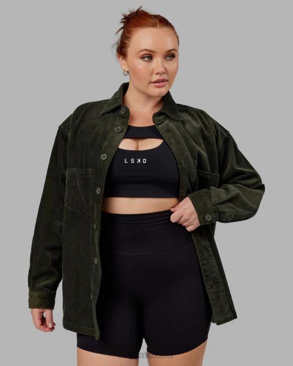 chaqueta de pana icónica - noche del bosque unisexo LSKD VP42D492 vestir