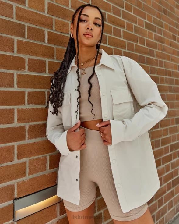 chaqueta utilitaria - hueso unisexo LSKD VP42D475 vestir