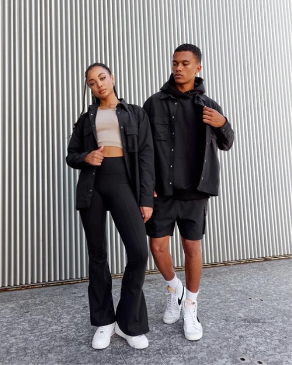 chaqueta utilitaria - negro unisexo LSKD VP42D474 vestir