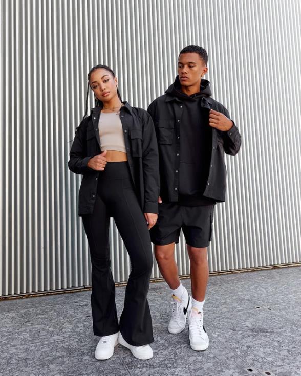 chaqueta utilitaria - negro unisexo LSKD VP42D474 vestir