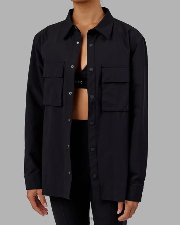 chaqueta utilitaria - negro unisexo LSKD VP42D474 vestir