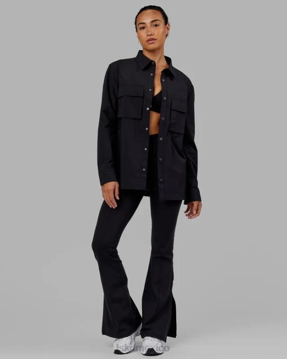 chaqueta utilitaria - negro unisexo LSKD VP42D474 vestir