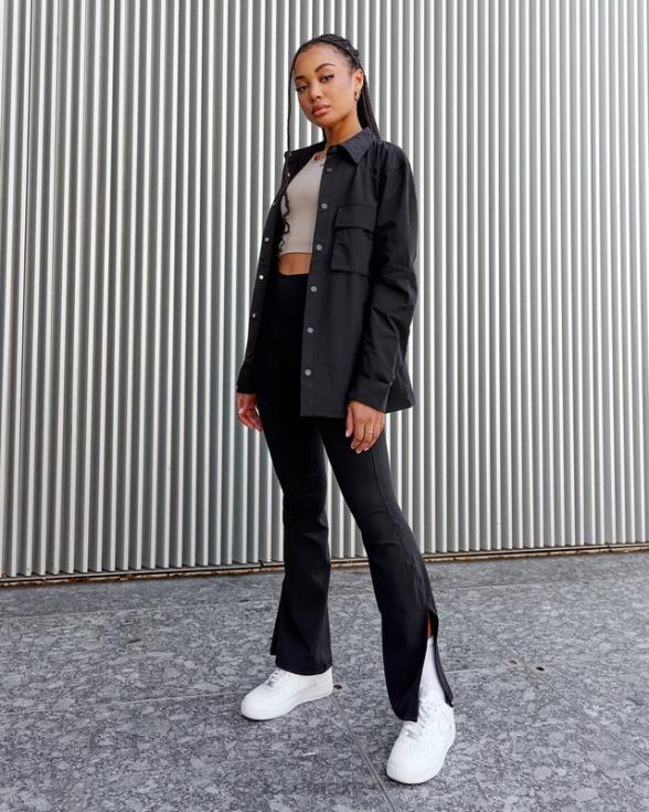 chaqueta utilitaria - negro unisexo LSKD VP42D474 vestir