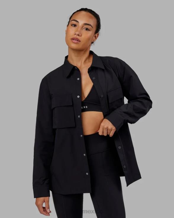 chaqueta utilitaria - negro unisexo LSKD VP42D474 vestir