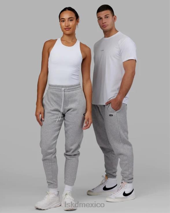 Jogger cápsula - gris jaspeado unisexo LSKD VP42D738 vestir