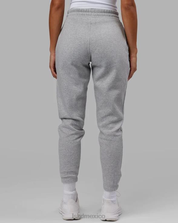 Jogger cápsula - gris jaspeado unisexo LSKD VP42D738 vestir