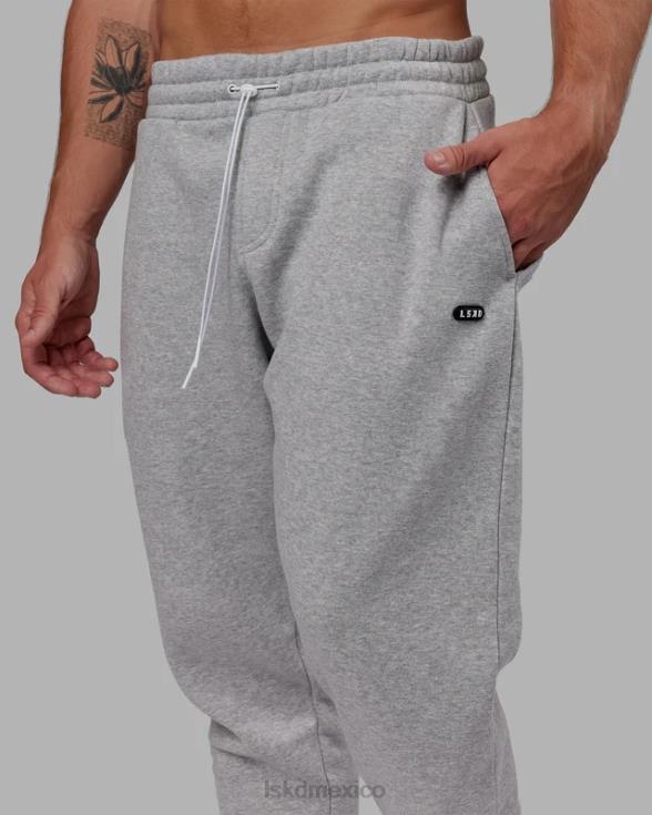Jogger cápsula - gris jaspeado unisexo LSKD VP42D738 vestir
