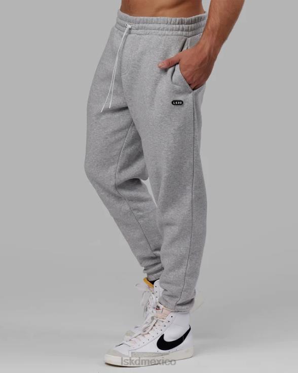 Jogger cápsula - gris jaspeado unisexo LSKD VP42D738 vestir