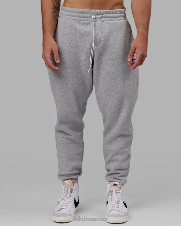 Jogger cápsula - gris jaspeado unisexo LSKD VP42D738 vestir