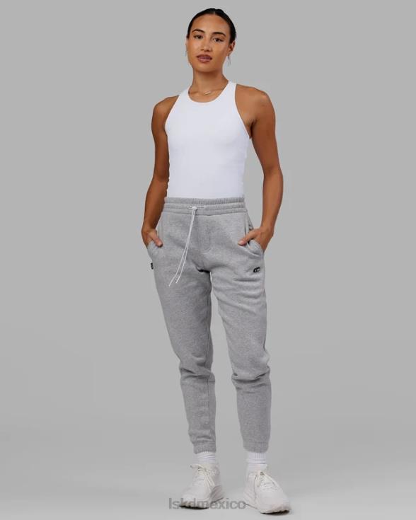 Jogger cápsula - gris jaspeado unisexo LSKD VP42D738 vestir