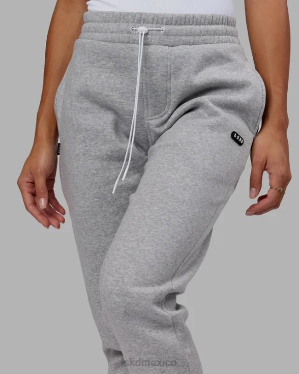 Jogger cápsula - gris jaspeado unisexo LSKD VP42D738 vestir