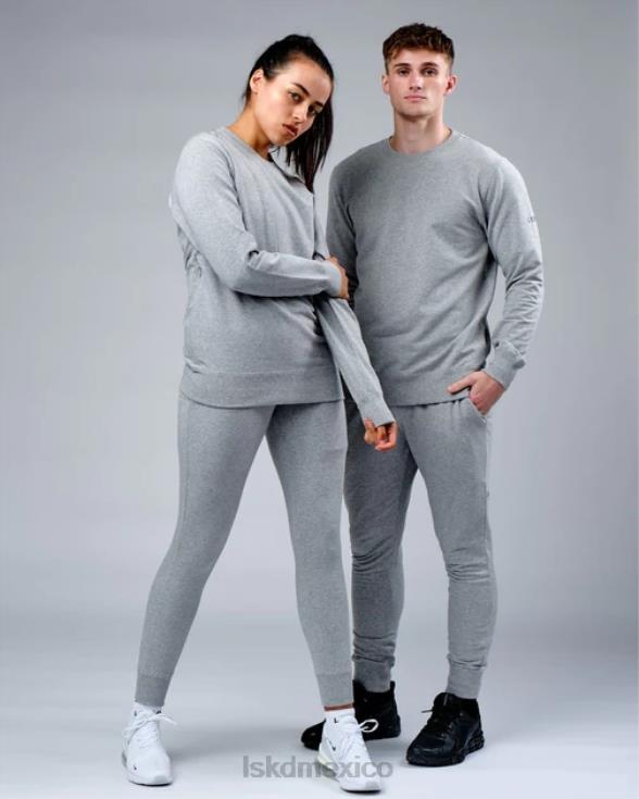 Jogger rival flxfleece - lt gris marga unisexo LSKD VP42D747 vestir