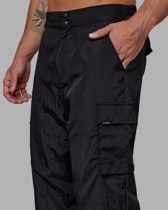 Pantalón cargo de alto rendimiento para todo el día - negro unisexo LSKD VP42D740 vestir