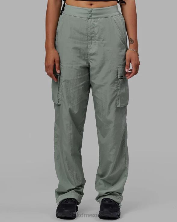 Pantalón cargo de alto rendimiento para todo el día - verde iceberg unisexo LSKD VP42D746 vestir
