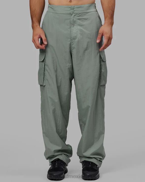 Pantalón cargo de alto rendimiento para todo el día - verde iceberg unisexo LSKD VP42D746 vestir