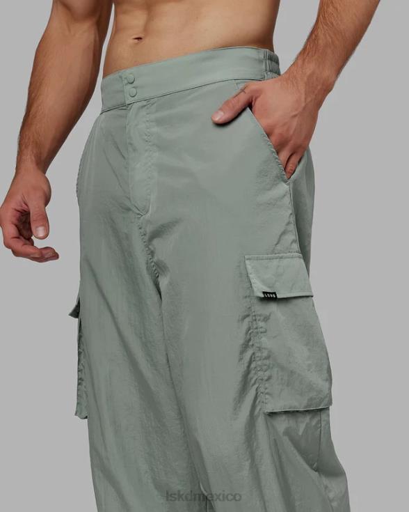 Pantalón cargo de alto rendimiento para todo el día - verde iceberg unisexo LSKD VP42D746 vestir