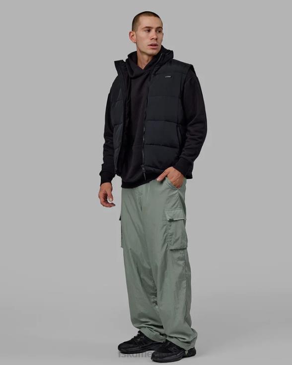 Pantalón cargo de alto rendimiento para todo el día - verde iceberg unisexo LSKD VP42D746 vestir