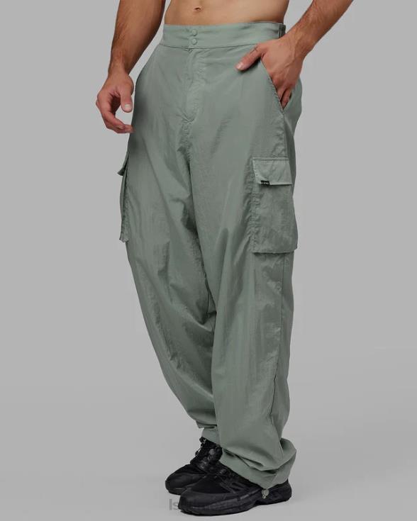 Pantalón cargo de alto rendimiento para todo el día - verde iceberg unisexo LSKD VP42D746 vestir
