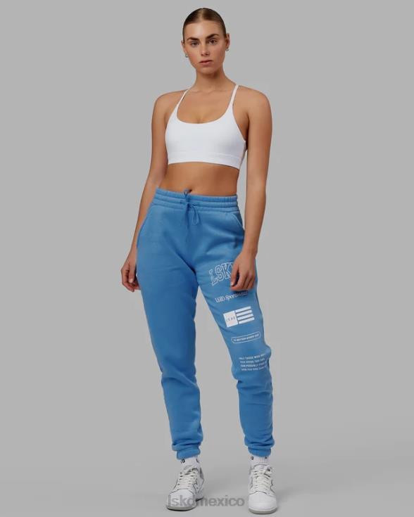 jogger academy - azul celeste unisexo LSKD VP42D734 vestir