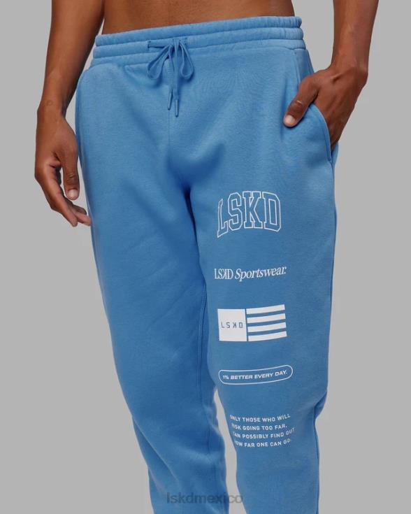jogger academy - azul celeste unisexo LSKD VP42D734 vestir
