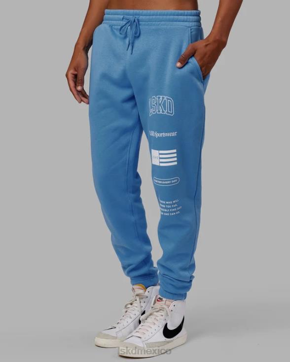 jogger academy - azul celeste unisexo LSKD VP42D734 vestir