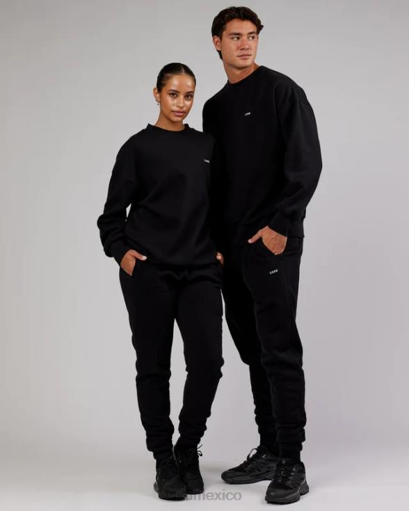 jogger icónico - negro unisexo LSKD VP42D762 vestir