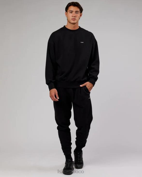 jogger icónico - negro unisexo LSKD VP42D762 vestir