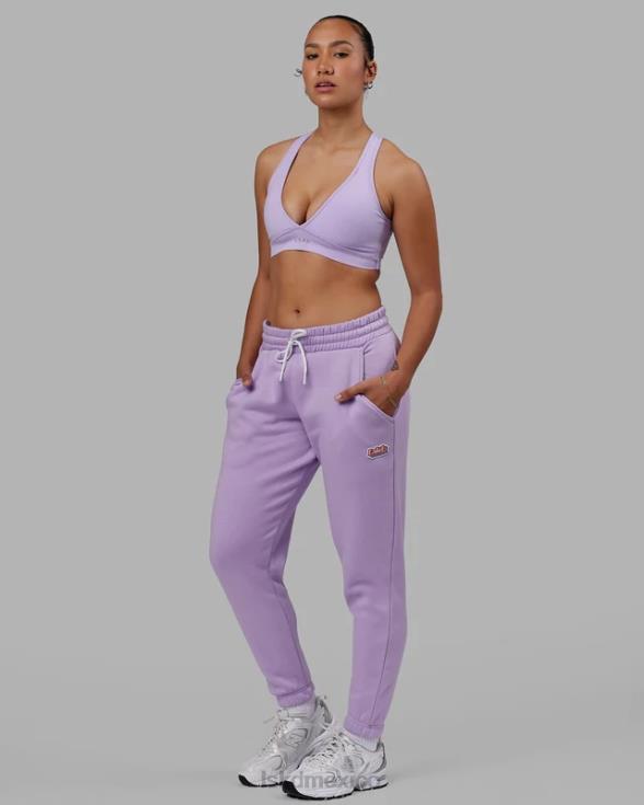jogger irradiado - lila pálido unisexo LSKD VP42D770 vestir