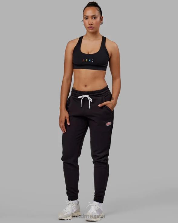 jogger irradiado - negro unisexo LSKD VP42D741 vestir