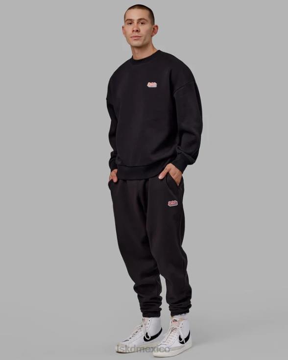 jogger irradiado - negro unisexo LSKD VP42D741 vestir