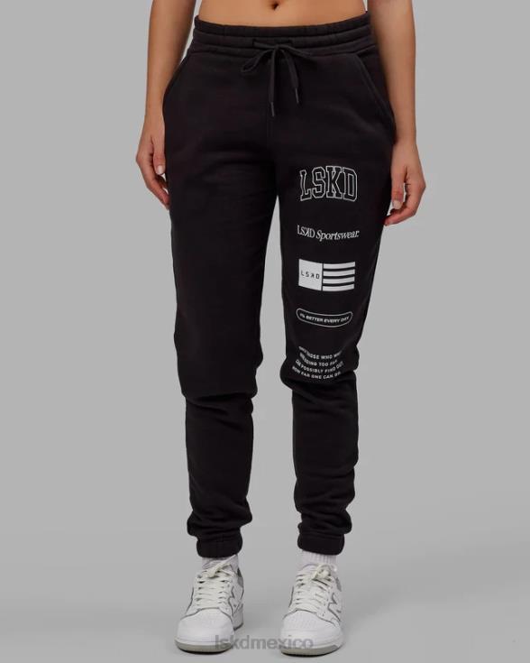 joggers academy - negro unisexo LSKD VP42D735 vestir