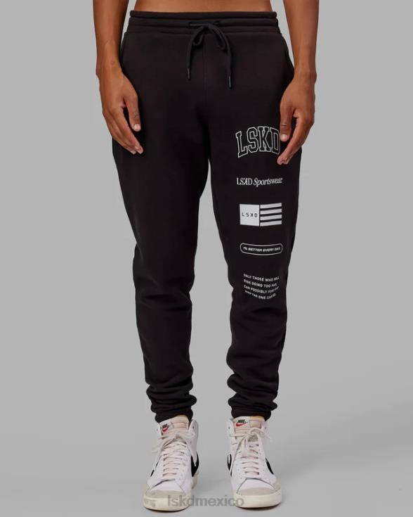 joggers academy - negro unisexo LSKD VP42D735 vestir