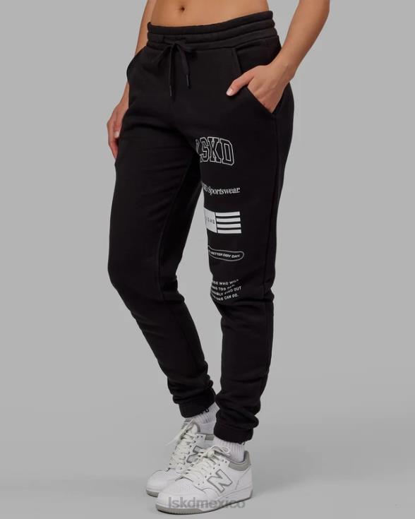 joggers academy - negro unisexo LSKD VP42D735 vestir