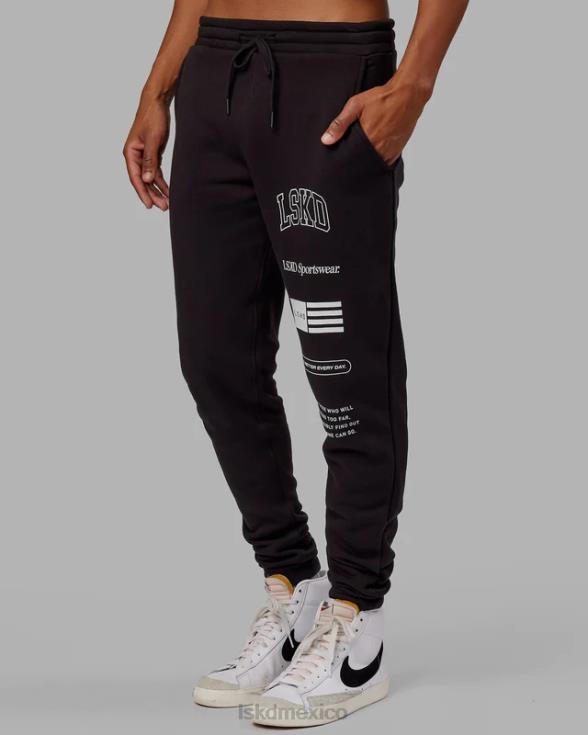 joggers academy - negro unisexo LSKD VP42D735 vestir