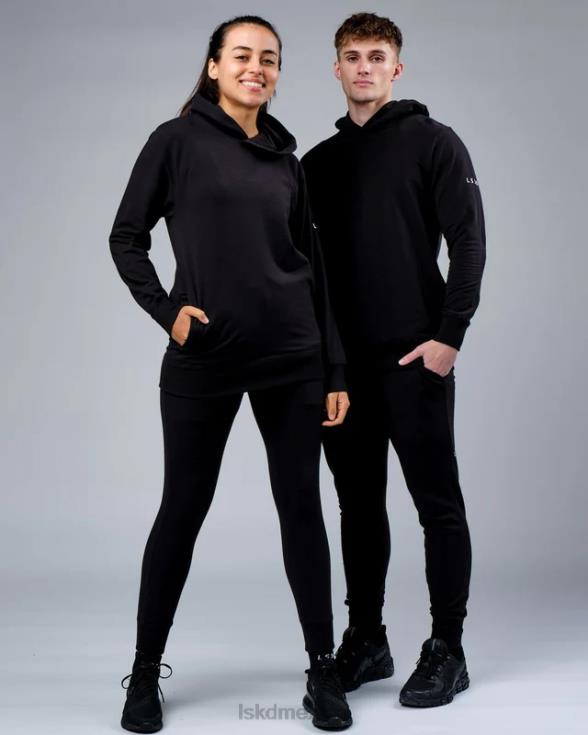 Sudadera con capucha de entrenamiento rival flxfleece - negro unisexo LSKD VP42D370 vestir