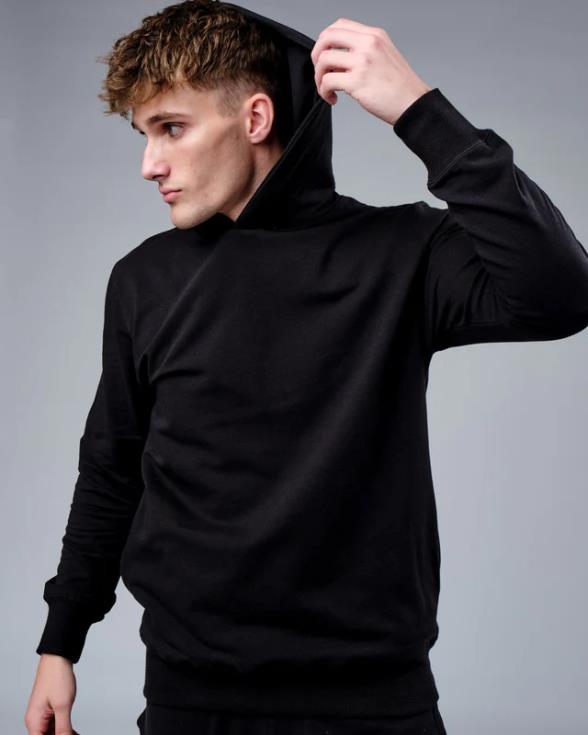 Sudadera con capucha de entrenamiento rival flxfleece - negro unisexo LSKD VP42D370 vestir