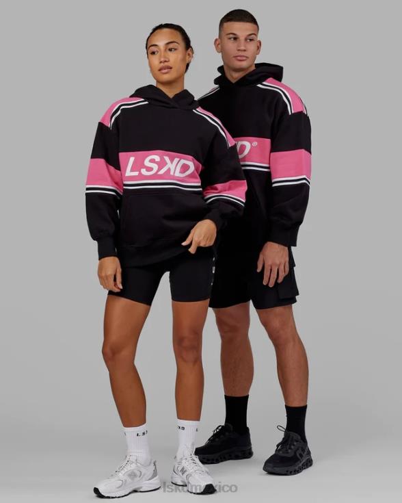 sudadera con capucha a-team extragrande - black-flamingo unisexo LSKD VP42D459 vestir