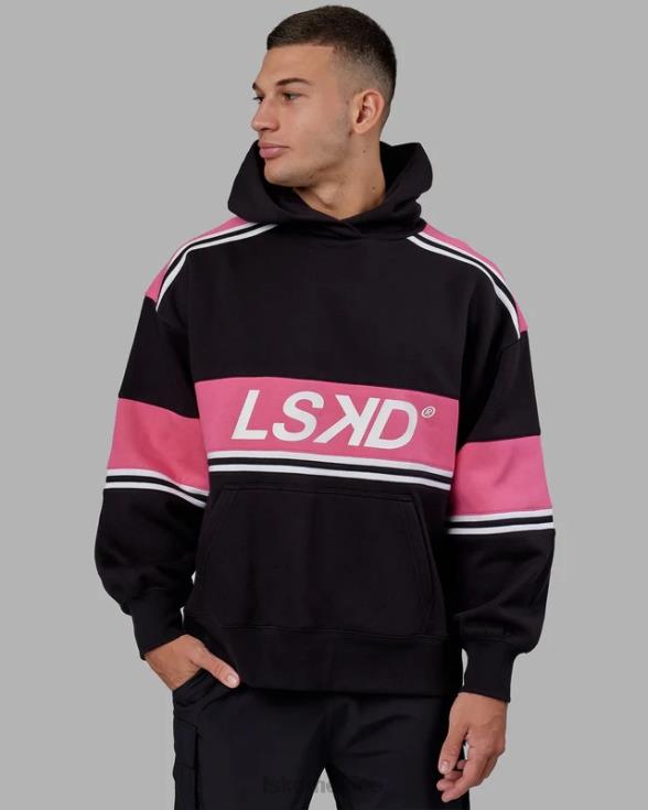 sudadera con capucha a-team extragrande - black-flamingo unisexo LSKD VP42D459 vestir